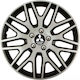 Car Wheel Hubcaps Versaco Dakar Nc Silver Black...