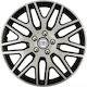 Car Wheel Hubcaps Versaco Dakar Nc Silver Black...
