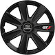 Car Wheel Hubcaps Versaco Gtx Carbon Black 13" ...