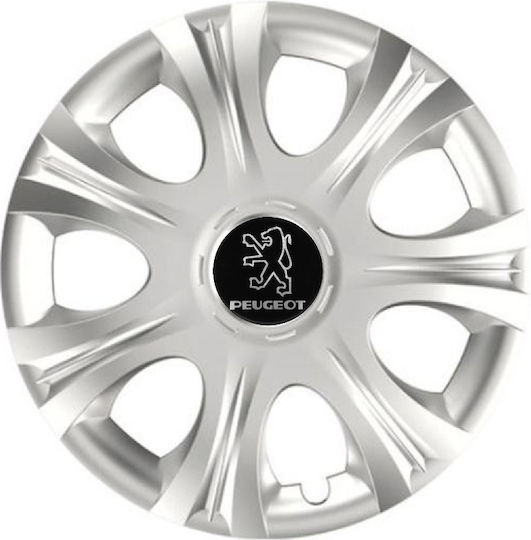Тасии Трохове Автомобилни Versaco Impulse Сребристи 15" Сигма 3d Метална Peugeot 4 Броя