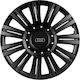 Car Wheel Hubcaps Traffic Black 13" 3d Metal Logo Audi 4 Pieces