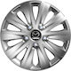 Car Wheel Hubcaps Versaco Rapid Hc Silver 15" 3d Metal Logo Mazda 4 Pieces