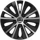 Car Wheel Hubcaps Versaco Rapide Black Chrome B...