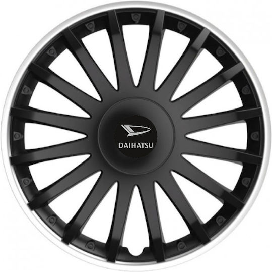 Тасии Трохове Автомобилни Versaco 15" Crystal So Черни Cbx Сигма 3d Метално Daihatsu 4 Броя