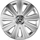 Car Wheel Hubcaps Versaco Aviator Carbon Chrome...