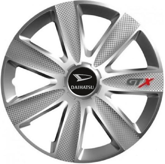 Тасии Трохове Автомобилни Versaco Carbon Gtx 15" Сигма 3d Метално Daihatsu 4 Броя