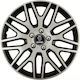 Car Wheel Hubcaps Versaco Dakar Nc Silver Black 16" 3d Metal Logo Saab 4 Pieces