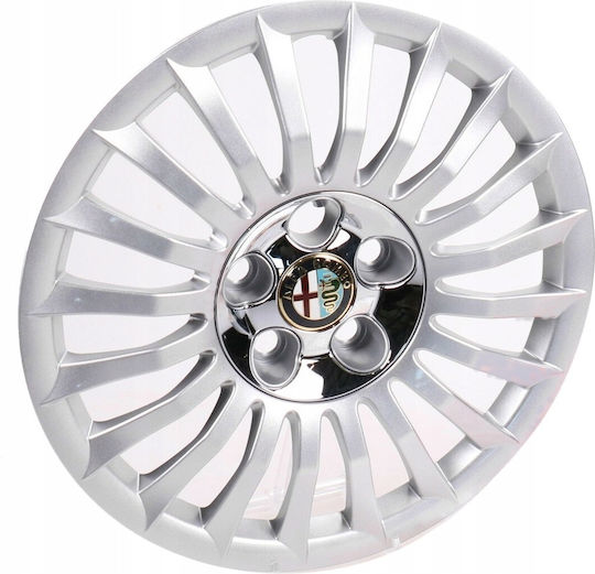 Genuine Car Wheel Hubcap 16" Rim Alfa Romeo Giulietta 2010 Silver 1 Piece