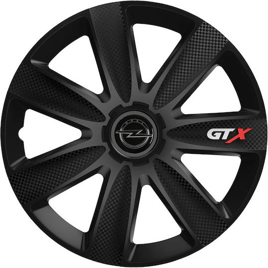 Тасии Трохове Автомобилни Versaco Gtx Карбон Черни 14" Сигма 3d Метално Opel 4 Броя