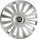 Car Wheel Hubcaps Versaco Luxury Silver 14" 3D ...