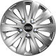 Car Wheel Hubcaps Versaco Rapid Hc Silver 13" 3d Metal Logo Audi 4 Pieces