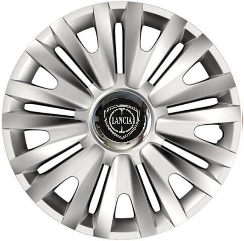 Τάσια Τροχών Αυτοκινήτου Versaco Royal Rc 13" Σήμα 3d Μεταλλικό Lancia 4 Τεμάχια