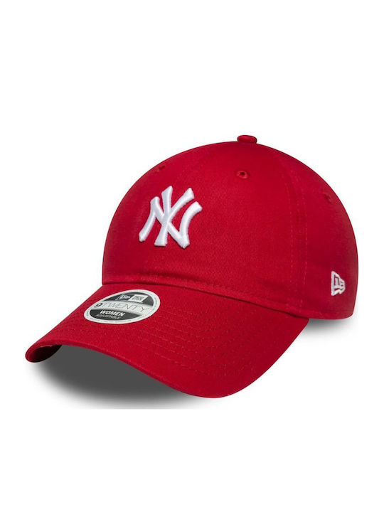 New Era 9twenty New York Yankees Womens Midi Dark Red Cap