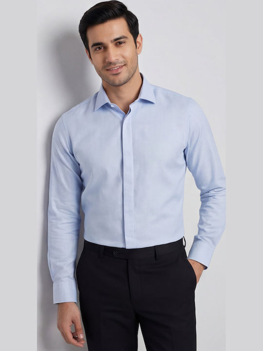 Long Sleeve Shirt Narrow Fit Light Blue