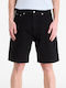 90s Men's Denim Bermuda Black