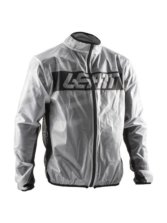 Leatt Men's Motorcycle Rain Jacket Black Colour