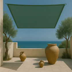 Showood Квадратно Shade Sail Зелено 5x5m 280гр/м²