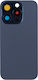 Apple Iphone 15 Pro Max Back Glass Without Nfc Enlarged Camera Frame Blue Titanium Compatible