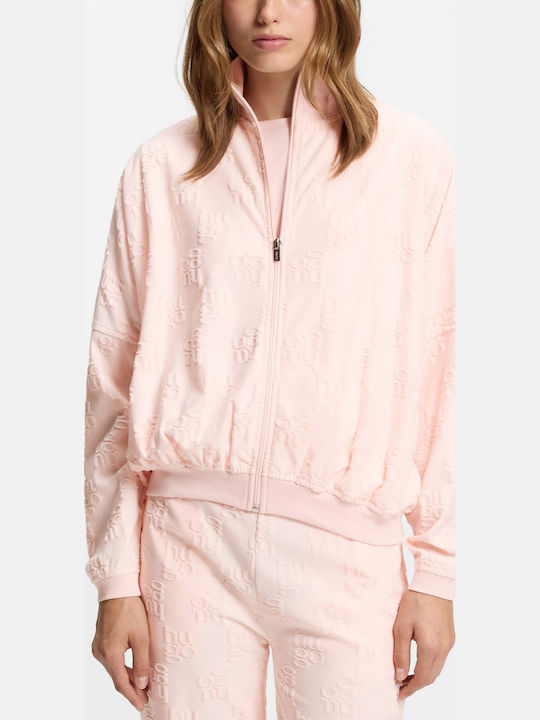 Hugo Women's Cardigan In Pink Colour