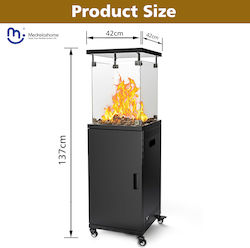 Medrelaxhome LPG Infrarot Kaminheizung Schwarz 13kW Medrelaxhome LPG Infrarot Kaminheizung Schwarz 13kW