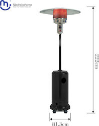 Medrelaxhome Außenheizung LPG Pilzform Schwarz 12kW Medrelaxhome Außenheizung LPG Pilzform Schwarz 12kW