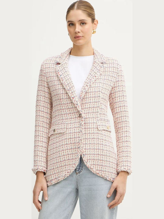 Marella Γυναικείο Σακάκι Red, White, Blue