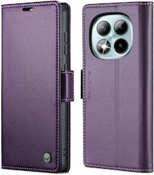 Caseme 023 Luminus Θήκη Πορτοφόλι Purple Xiaomi Redmi Note 15 Pro Plus 5g/poco M8 Pro 5g