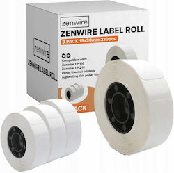 Zenwire Χαρτοταινία Π15xΔ30mm 230τμχ