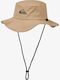 Quiksilver Bushmaster Fabric Men's Hat Style Bucket Beige