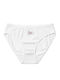 Baumwoll Damen-Slip Weiß