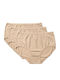 Damen-Slips 3er Pack Beige