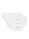 Damen-Slips 3er Pack Weiß