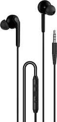 Dudao X3+ Căști Handsfree In-ear cu Mufă USB-C Negre