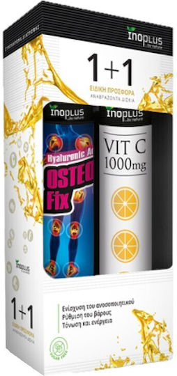 Inoplus Promo Osteofix Joint Health 20 Effervescent Tablets & Vitamin C 500mg 20 Effervescent Tablets