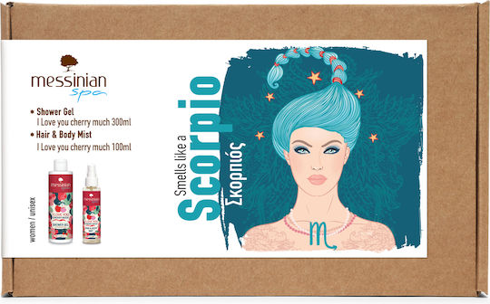 Messinian Spa Zodiac Collection Skin Care Set for Body Cleaning Scorpio