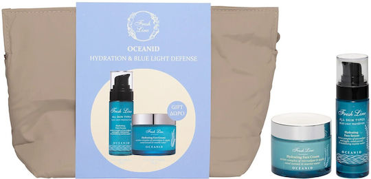 Fresh Line Oceanid Hydration & Blue Light Defense Σετ Περιποίησης για Ενυδάτωση 3τμχ