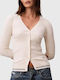 Women's Knitted Cardigan Offwhite