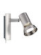 Paulmann Single Spot with GU10 Lamp Adapter in Silver Colour