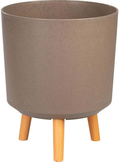 SGTT Plastic Flower Pot Beige 37x37cm