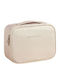 Ecarla Cream Eco-leather Wash Bag Ks146k