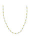 Bijou Box Necklace From Gold Plated Steel With Pearls