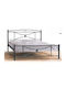Flower Single Metal Bed Gold for Mattress 100x200cm