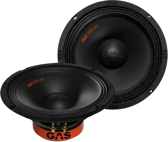 Gas Audio Power Mad PM2-84 Комплект Автомобилни Говорители 8" с 125W RMS (Среден Клас)