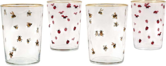 Hermia Set of Glass Water Glasses 510ml 4 Pieces