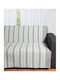 Silk Fashion Armchair Throw 180x180cm Mint