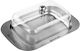 Zokura Metallic Gray Butter Dish