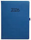 Ydrogeios Täglicher Planer 2026 Blau 10x14cm