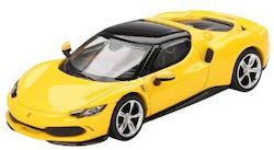 Ferrari 296 Gtb Giallo Modena 2024 Model Mașină Scara 1:64 Bbr Bbrfer64005