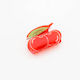 Classic Cherry Hair Claw-κόκκινο