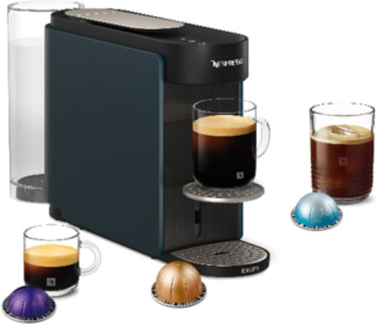 Krups Vertuo UP Kaffeekapselmaschine für Kapseln Vertuo Ozeanblau
